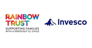 Invesco chooses Rainbow Trust as their new charity partner image