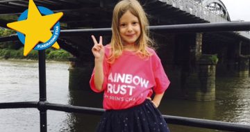 Five-year-old Gwen takes on a Half Marathon for families image