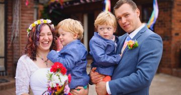 Joe and Anna’s Rainbow Wedding image