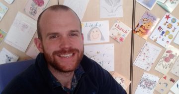 Meet Sean, our Family Support Worker, who featured on BBC Children in Need image