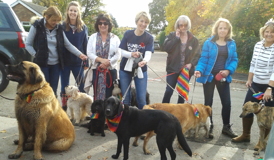 Family Support Worker, Claire, hosts Big Hour Dog Walk