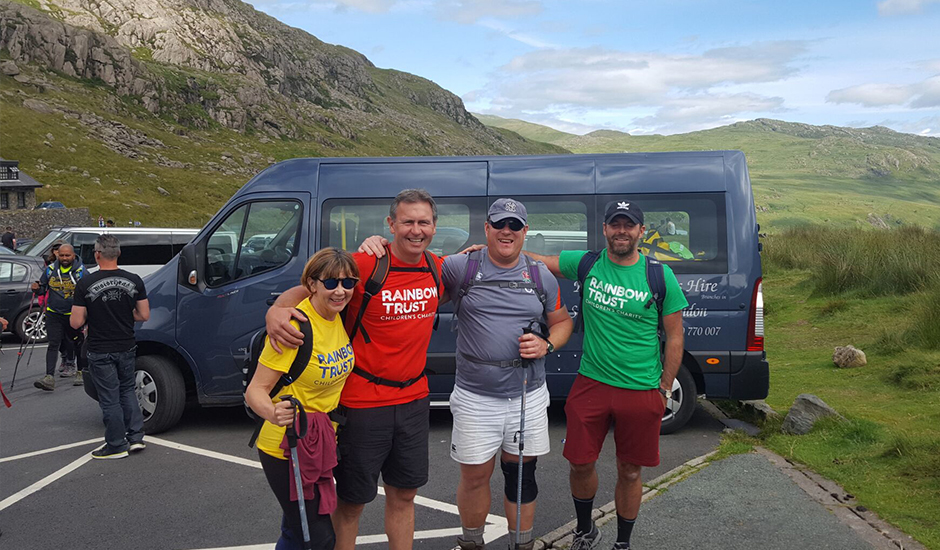 Yorkshire 3 Peaks Challenge Rainbow Trust Children's Charity