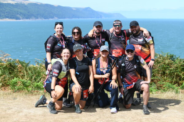 A team of participants taking on the South Coast Ultra