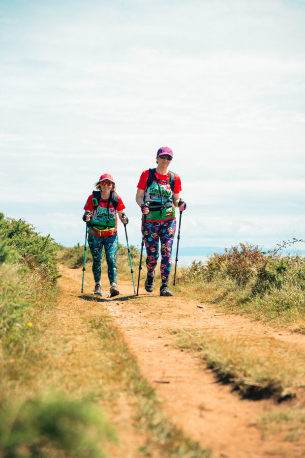 Walking across the Gower Peninsula