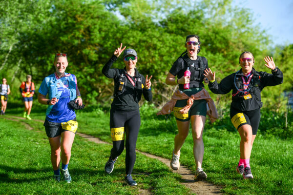 Joggers on the course